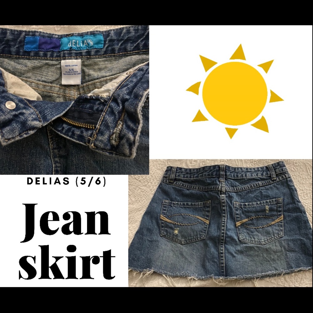 Delias denim skirt